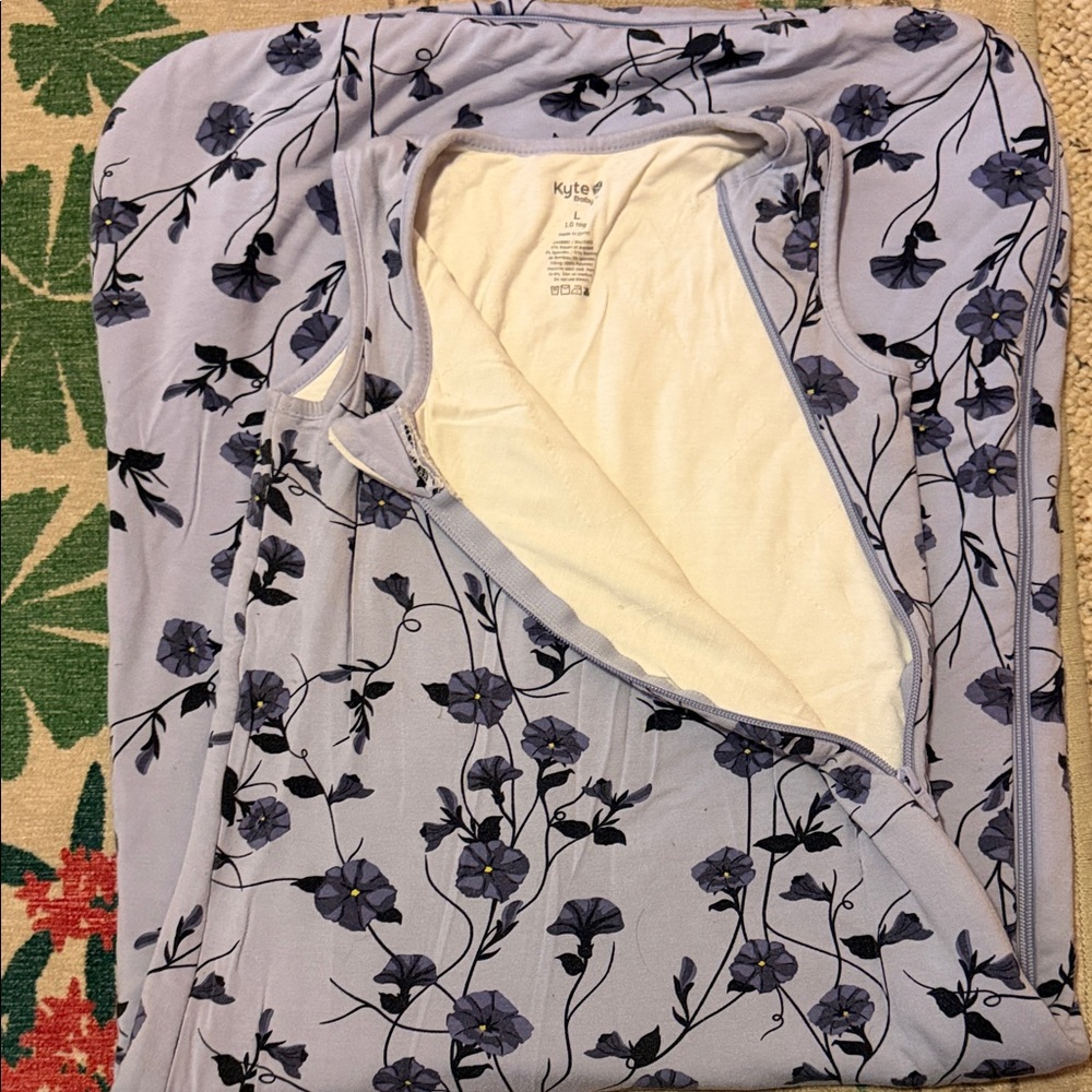 Kyte BABY Purple Floral Kids Sleep Sack